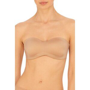 🆕NATORI Adapt Bandeau Strapless Convertible Underwire Bra 36D Beige #729313